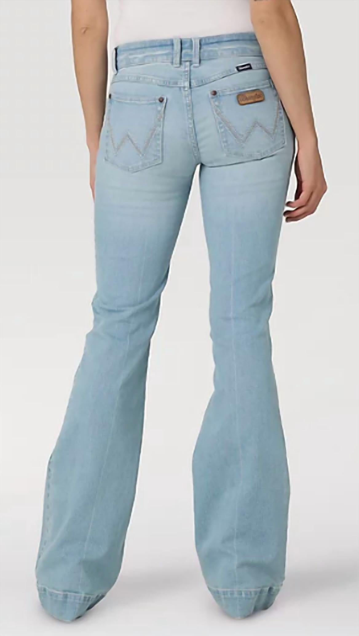 Wrangler - Women's Wide Leg Trouser Jeans