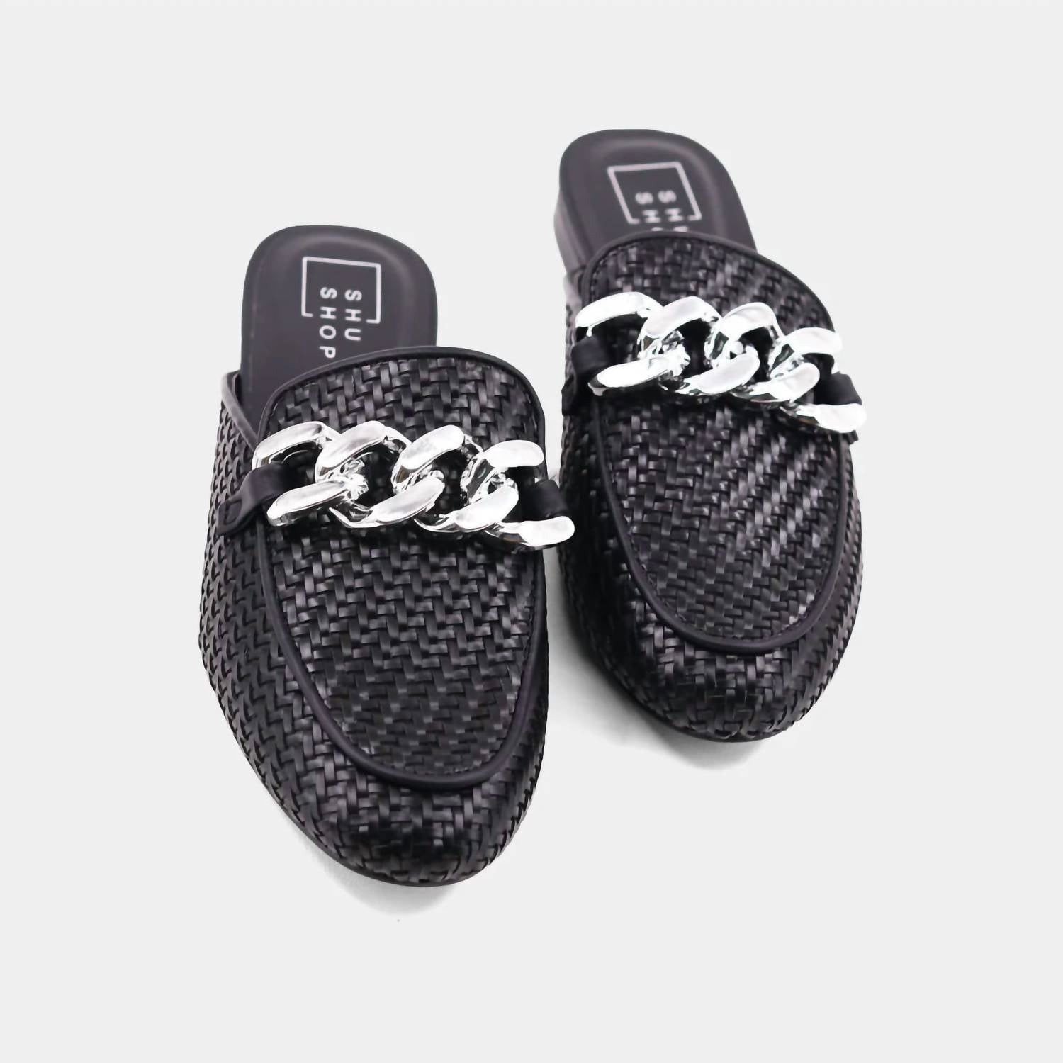 Shu Shop - Women's Alexis Woven Chain Mule