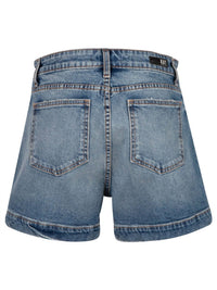 KUT FROM THE KLOTH Women's Jane High Rise Short in blue - women's shorts - detail view