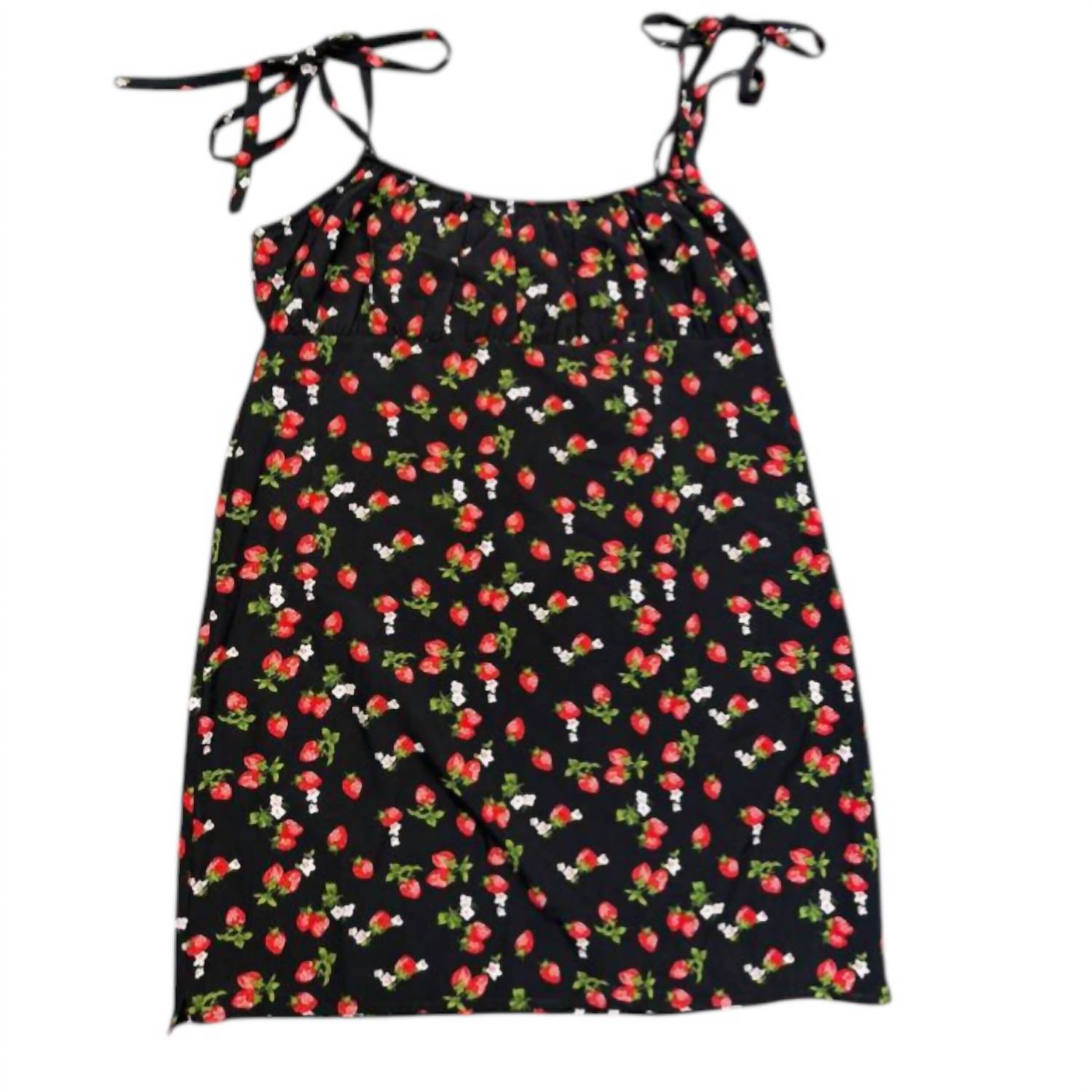 Baevely By Wellmade - Women's Strawberry Mini Dress