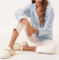 Dear John Denim - Lola Oversized Button-down Boyfriend Shirt