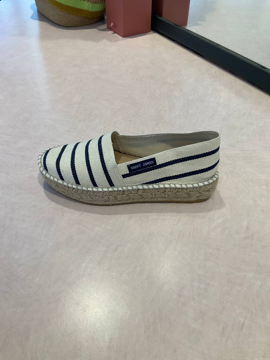 Saint James - Women's Stripe Platform Shoe