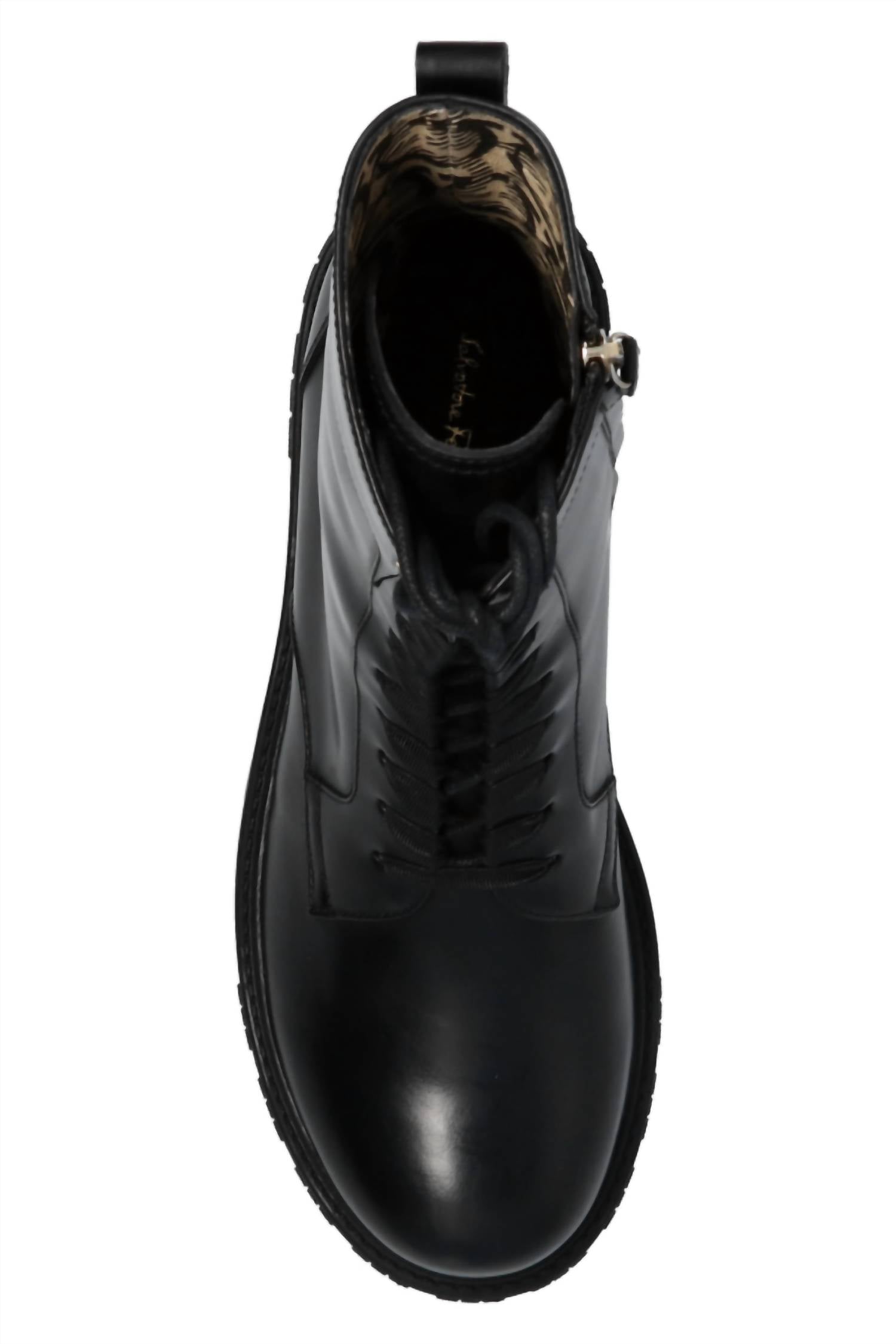 Salvatore Ferragamo - Women's Leather Combat Boots