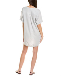 CHRLDR Lydia Mini Gauze Dress in white - women's dress - detail view