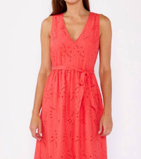 Lovestitch - LOLA EYELET MIDI DRESS