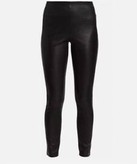 Rag & Bone - Simone Genuine Leather Slim Pants