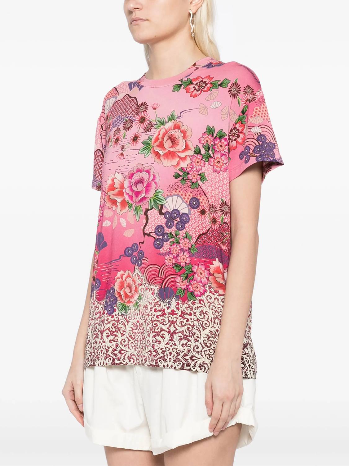 Johnny Was - Jen V-neck Short Sleeve T-shirt