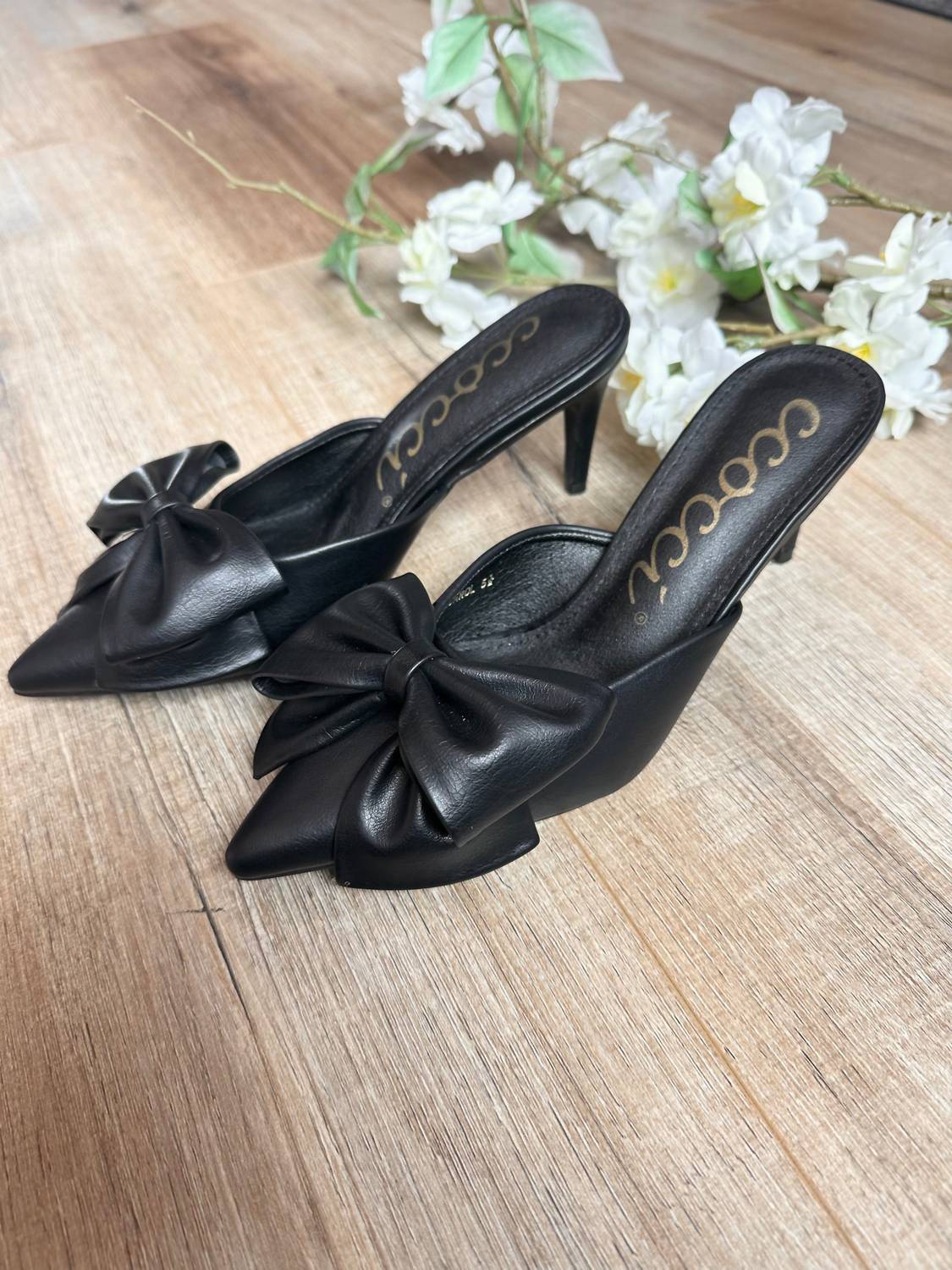 Ccocci - Women's Carol Big Bow Kitten Heel