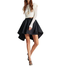 Theo The Label - Theia Taffeta Hi Low Skirt