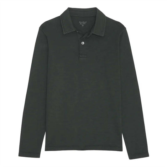 Hartford - Men's Knit Long Sleeve Polo