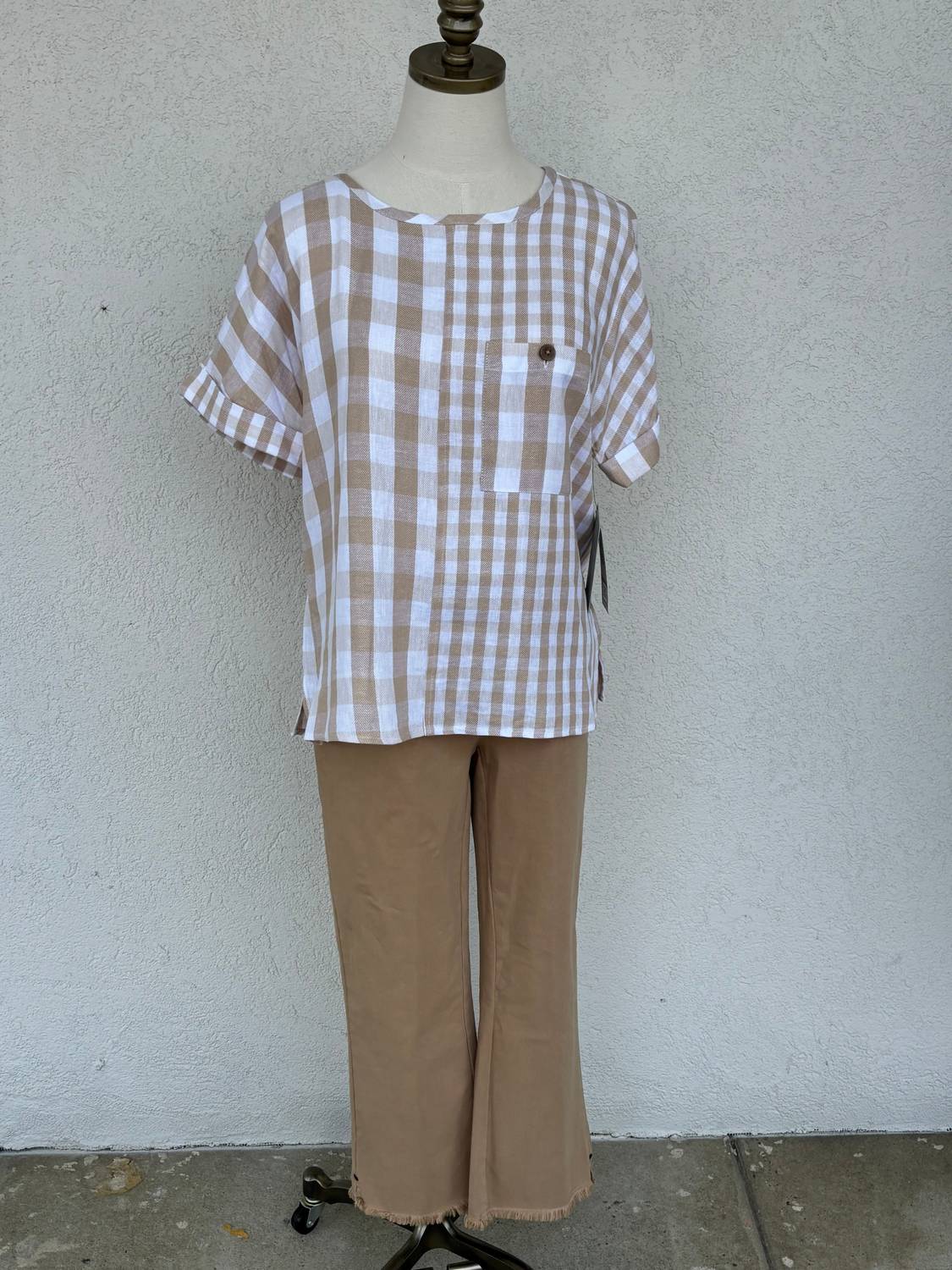Slimsation By Multiples - Pull On Five Pocket Crop Pants