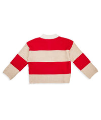 8Apart - Cooper Striped Polo Sweater
