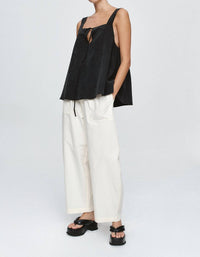 Marle Dodi Top in black - women's tank top - alternate view