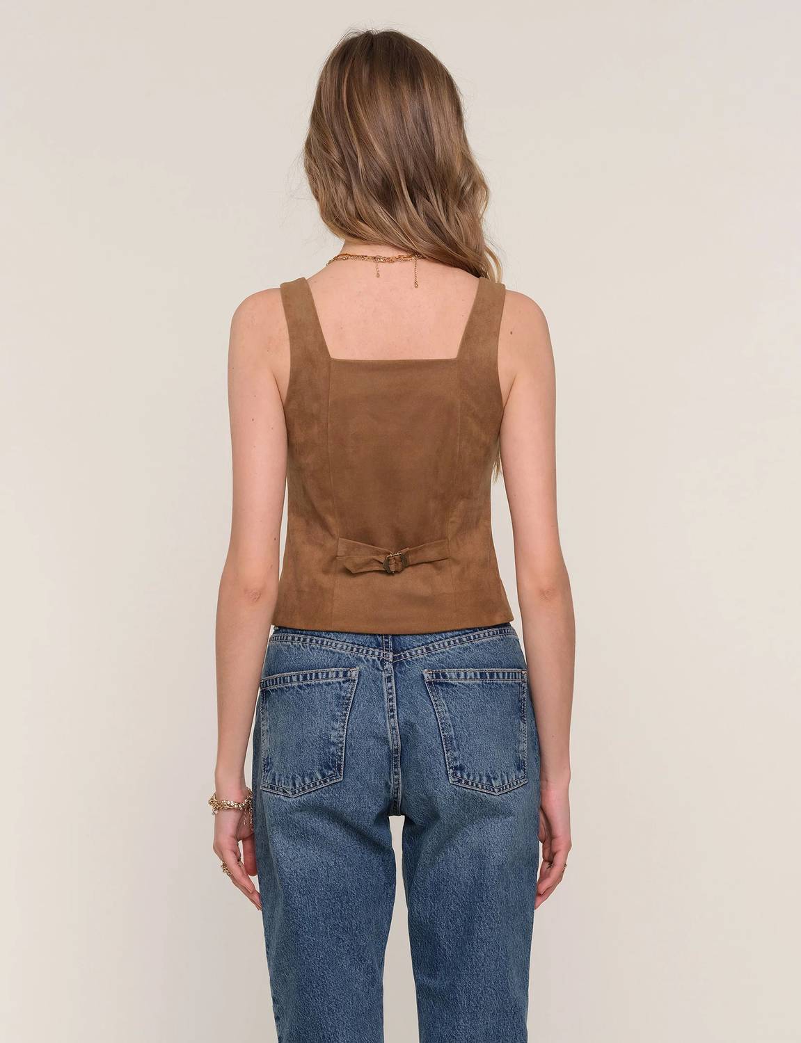 Heartloom - Terra Faux Suede Vest