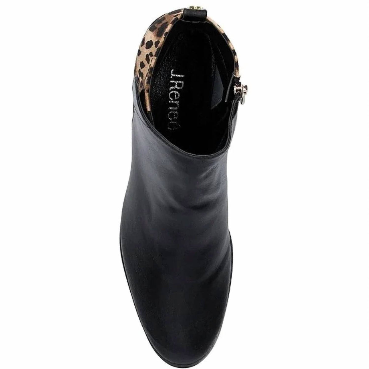 J. Renee - Women's Halsie Leopard Print Booties