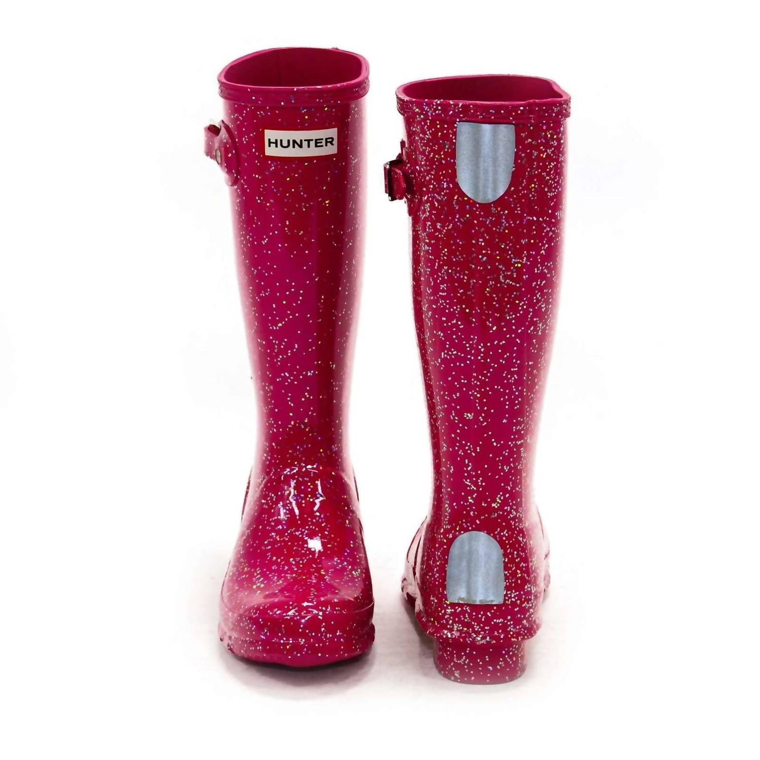HUNTER Boys Giant Glitter Rain Boots in thrift 1 - kids' shoe - view 4