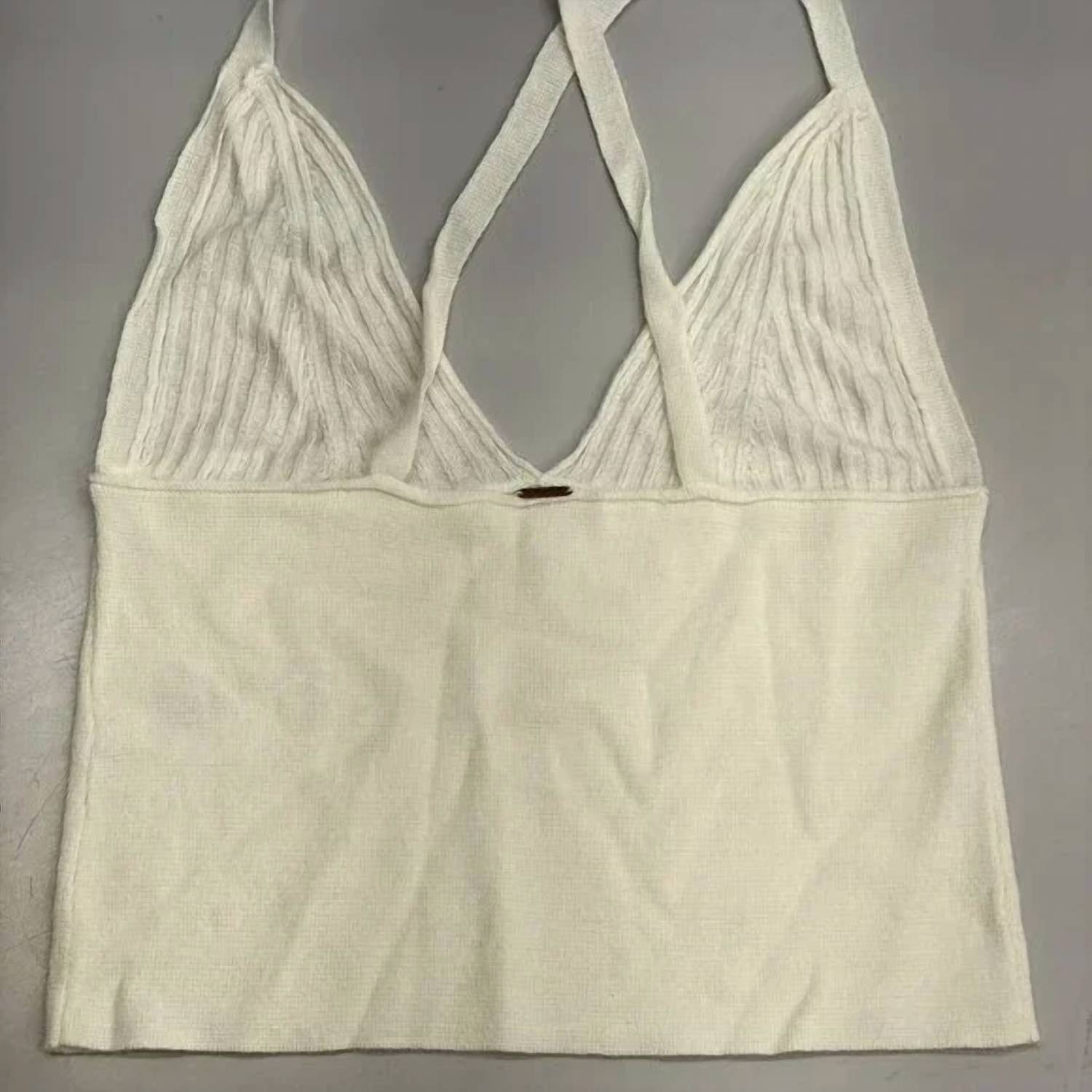 Free People Women’s Ribbed Duster Cardigan & Cropped Tank Set in white - women's cardigan - view 6