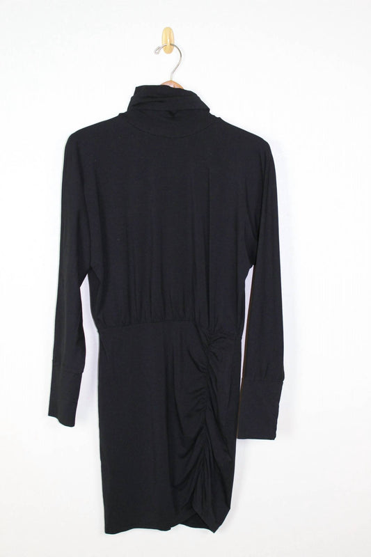 Bobi - Women's Turtleneck Dolman Dress