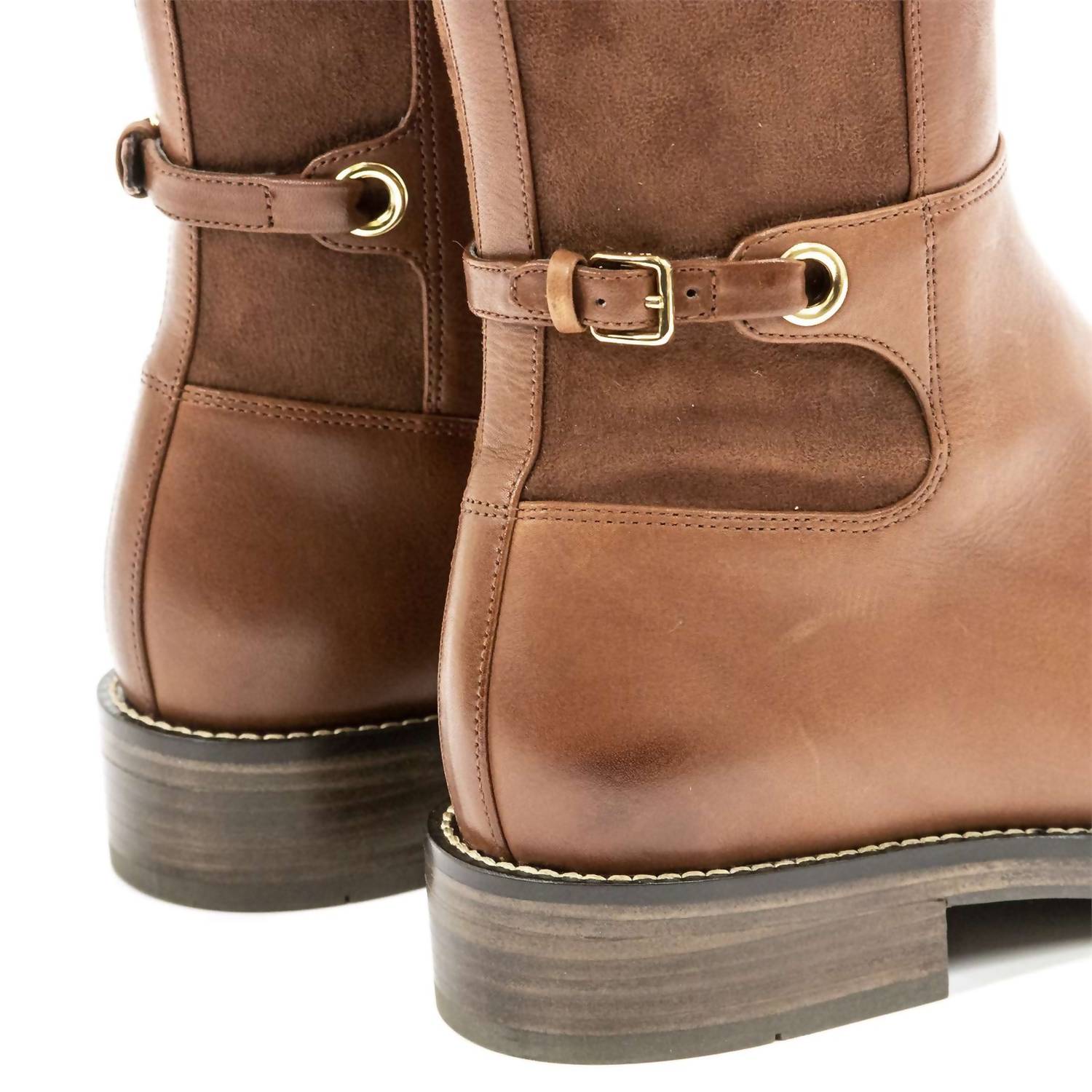 COLE HAAN Women's Parker Grand Stretch Knee High Boot in cherry mahogany - women's shoe - view 6