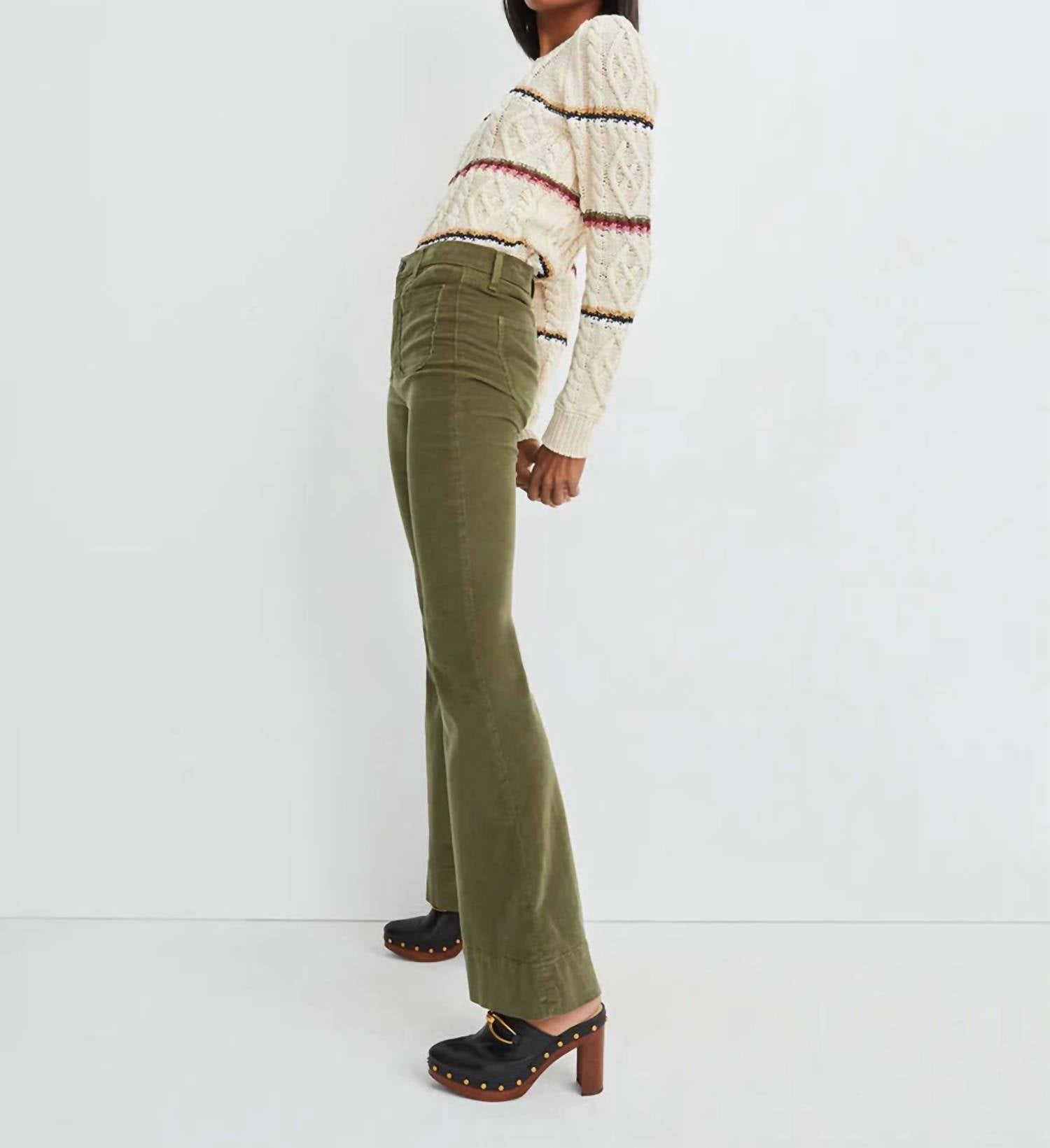 Veronica Beard - Pre-loved Bruna Stripped Cable Knit Sweater