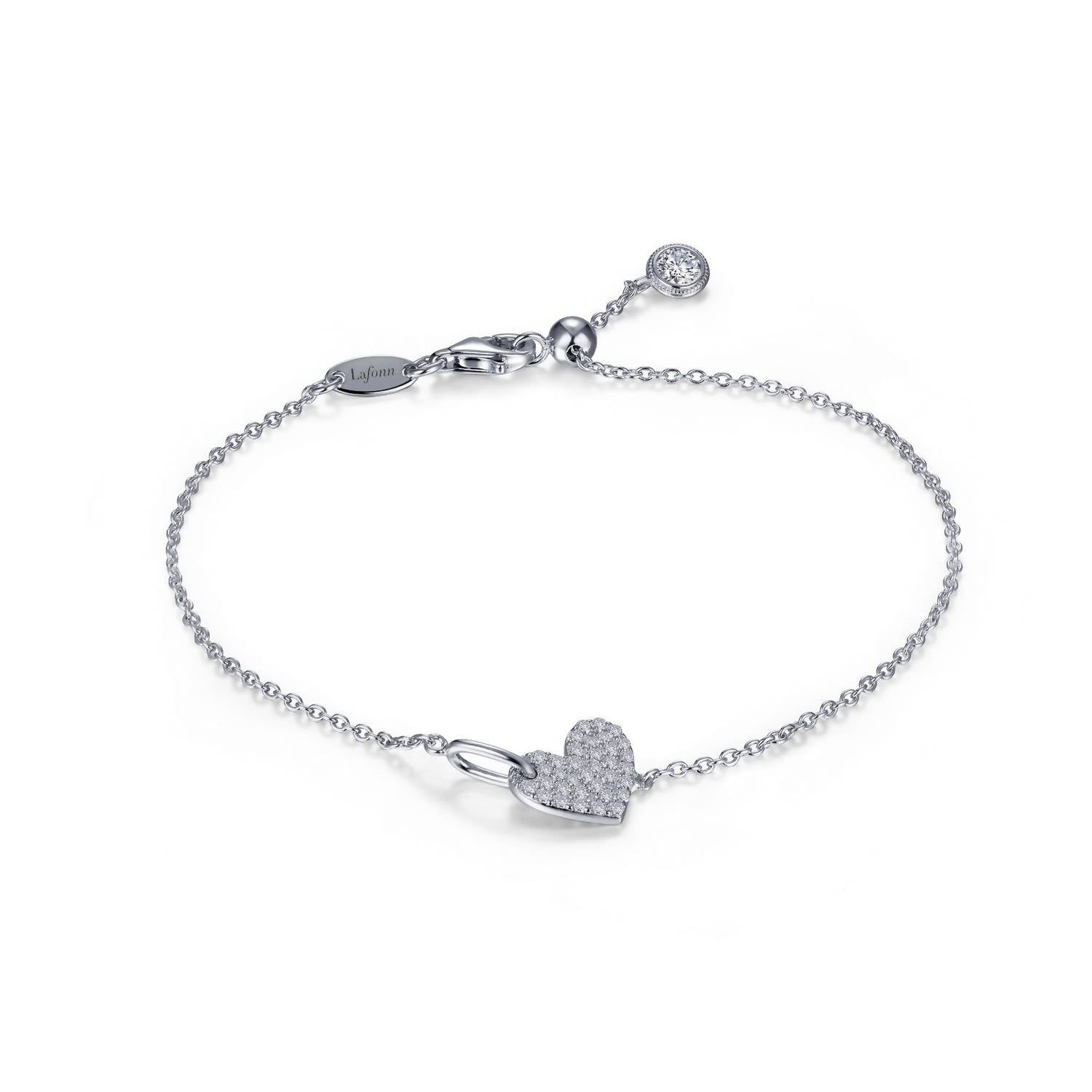 Lafonn - Women's Shimmering Heart Bracelet