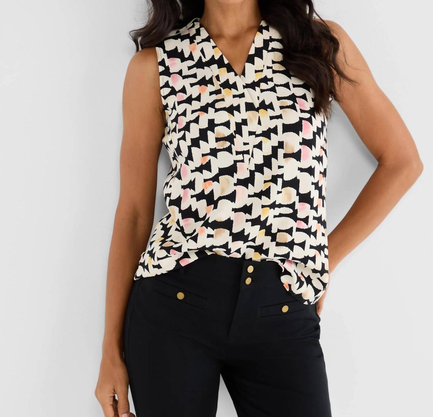 Nic + Zoe - Mod Mix Crepe Tank Top