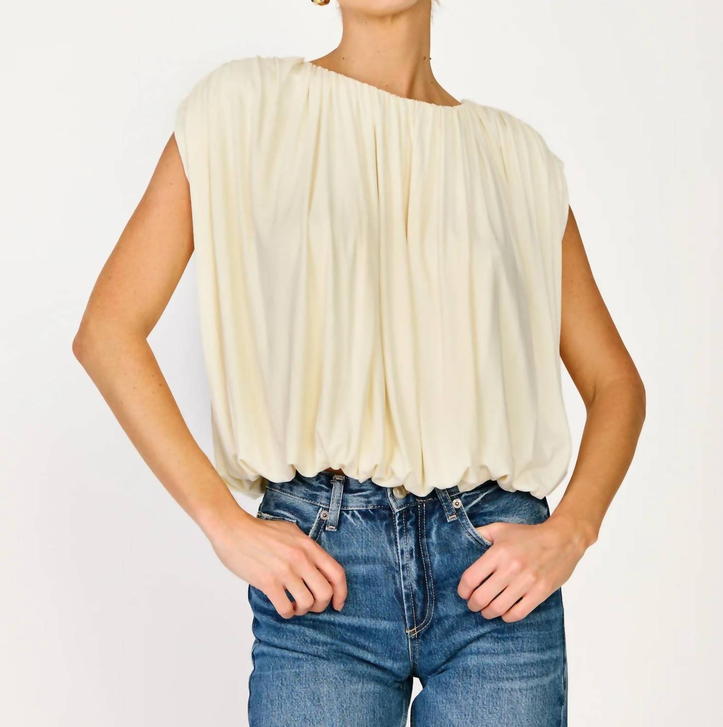 Line And Dot - Vireo Draped Top