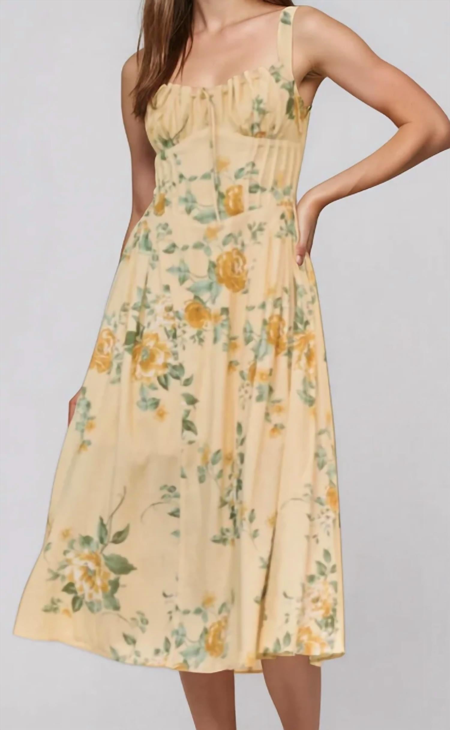 Moon River - Katie Midi Dress