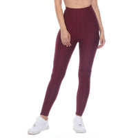 GOLDHAUS Tiktok Butt Lifting And Defining Leggings in burgundy - women's pants - view 4