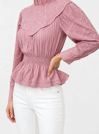 Sea - Vienne Eyelet Top