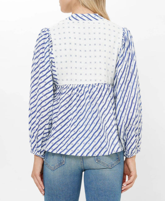 Oliphant - Puff Sleeve Mandarin Balloon Top