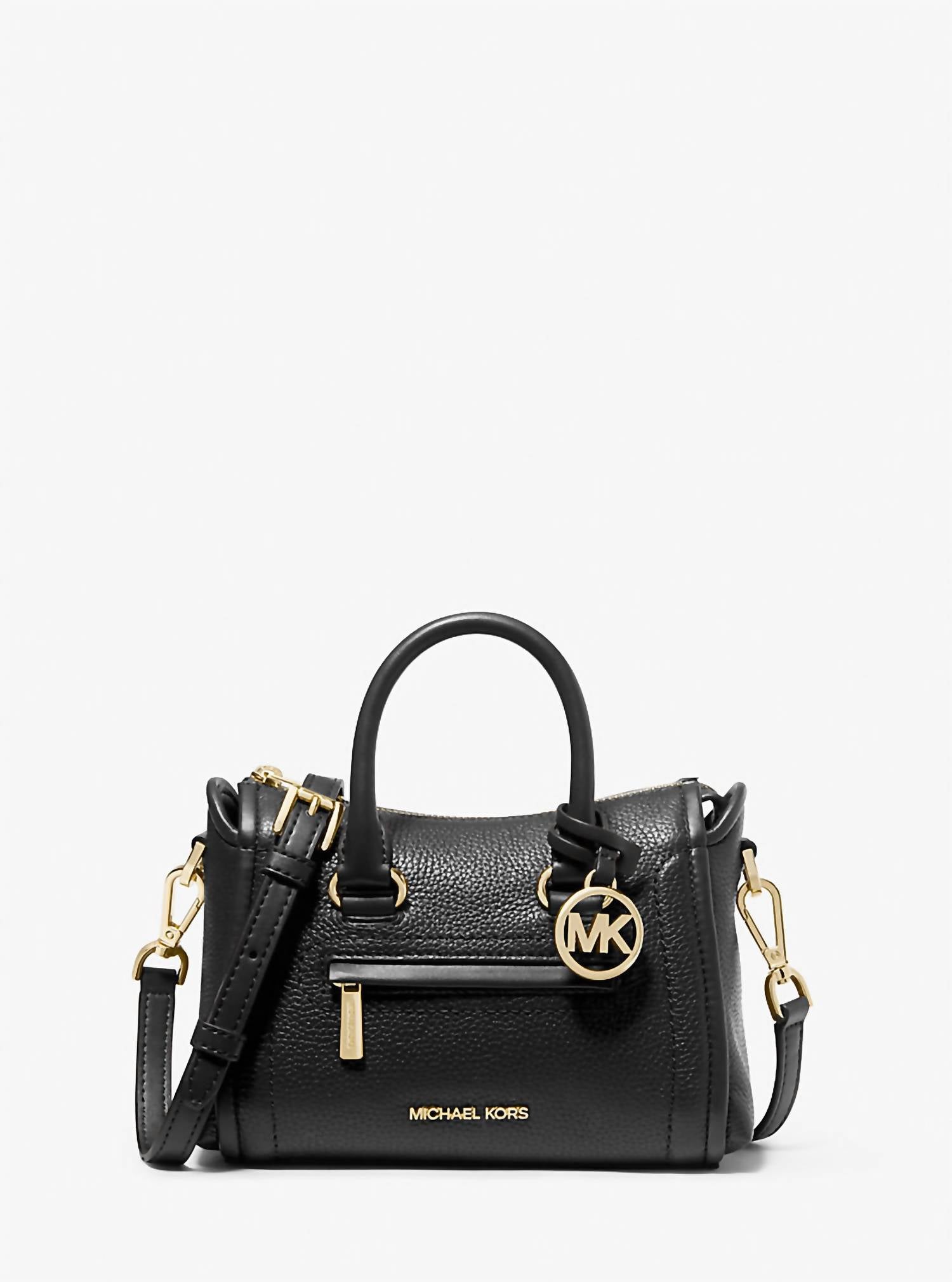Michael Kors - Women's Carine Extra-small Pebbled Leather Satchel Bag
