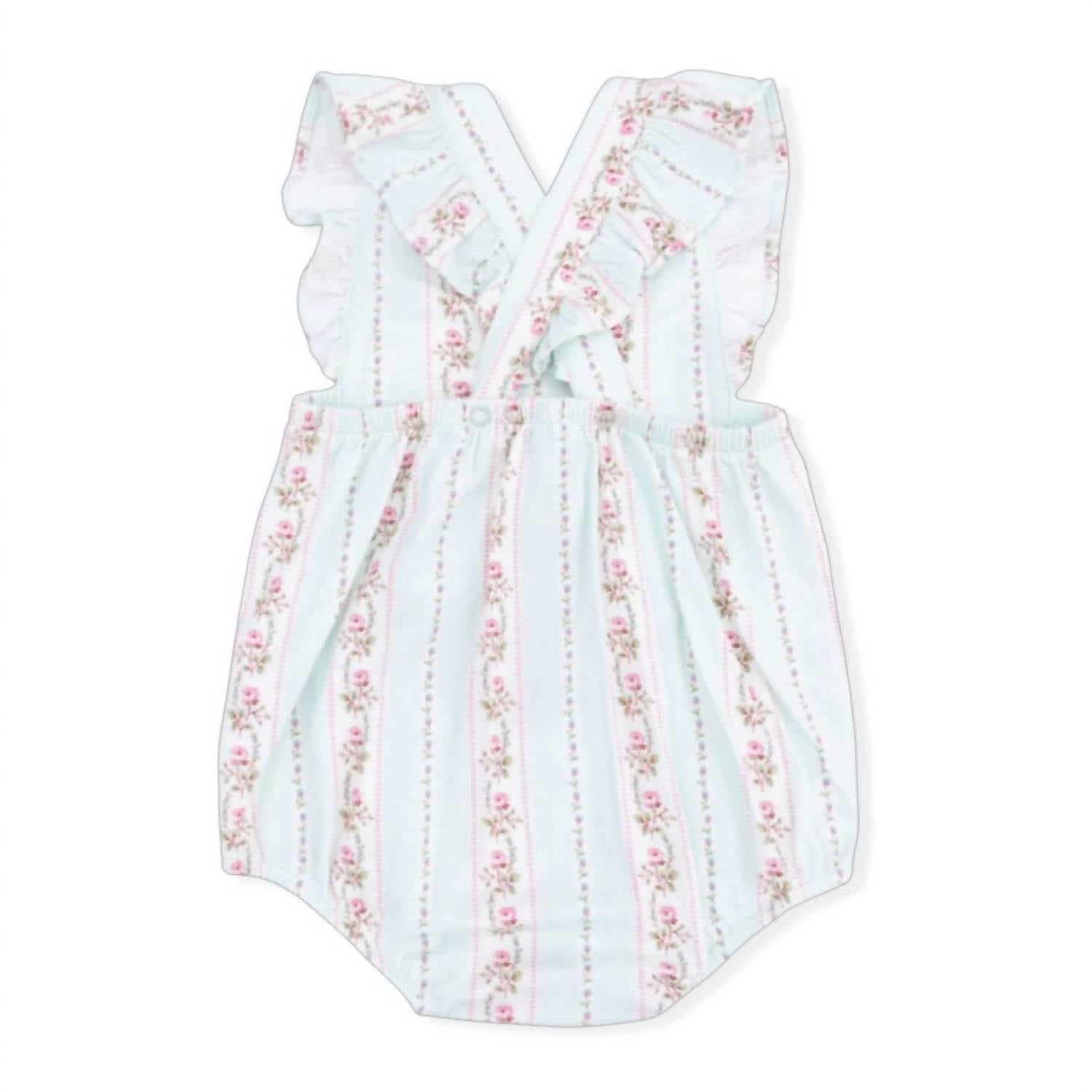 Angel Dear - Girls Antoinette Stripe Bamboo Sunsuit