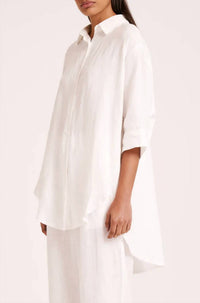 Nude Lucy - Lounge Linen Longline Shirt