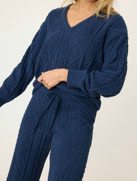 Pj Salvage - Cozy Cable V Sweater