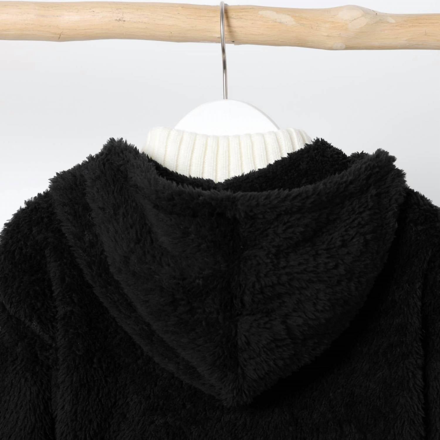 Patpat - Kids Hooded Fuzzy Coat