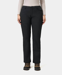 Ororo Hudson Heated Fleece Lined Pants in black - women's pants