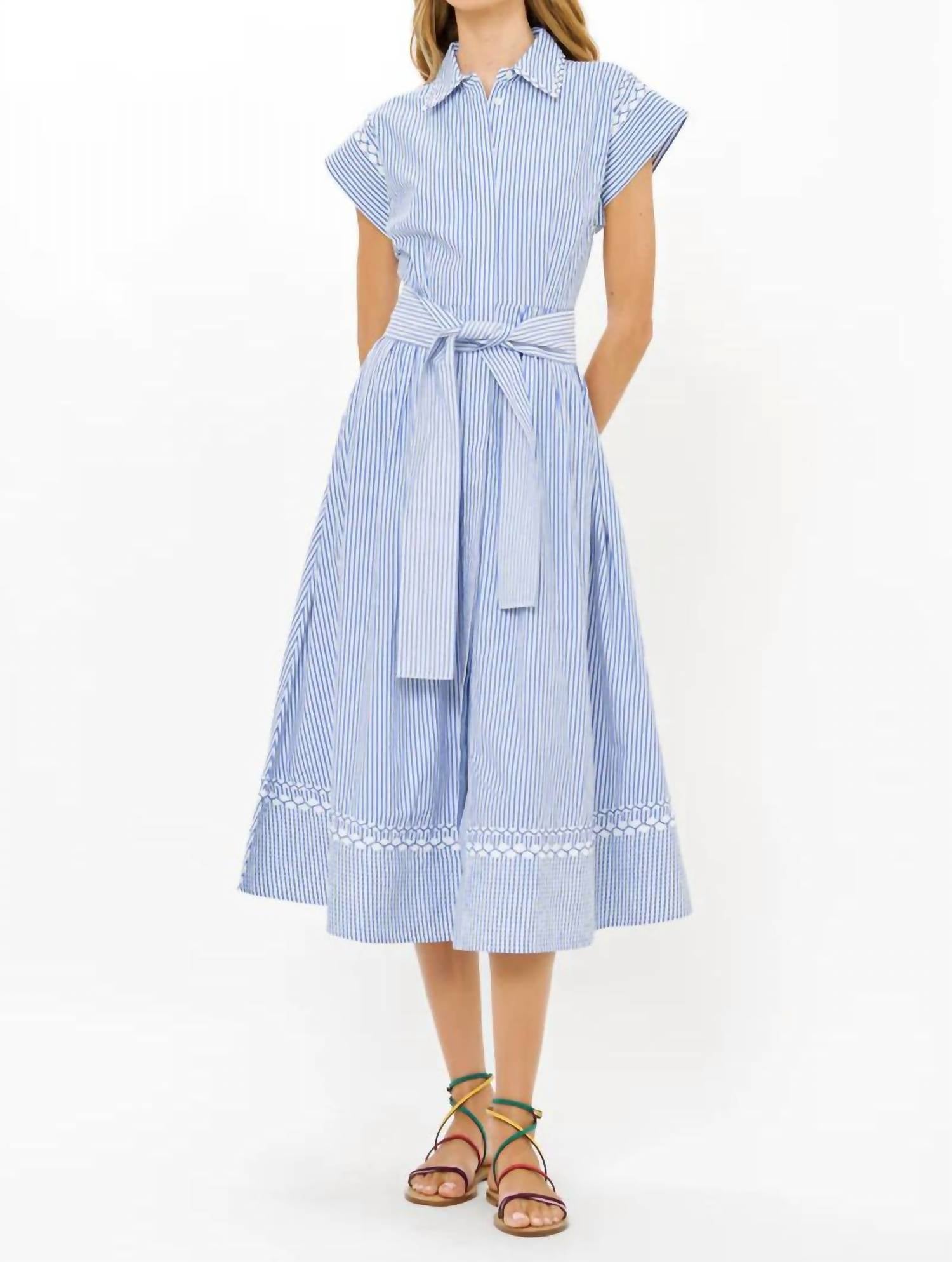 Oliphant - Belted Shirt Dress