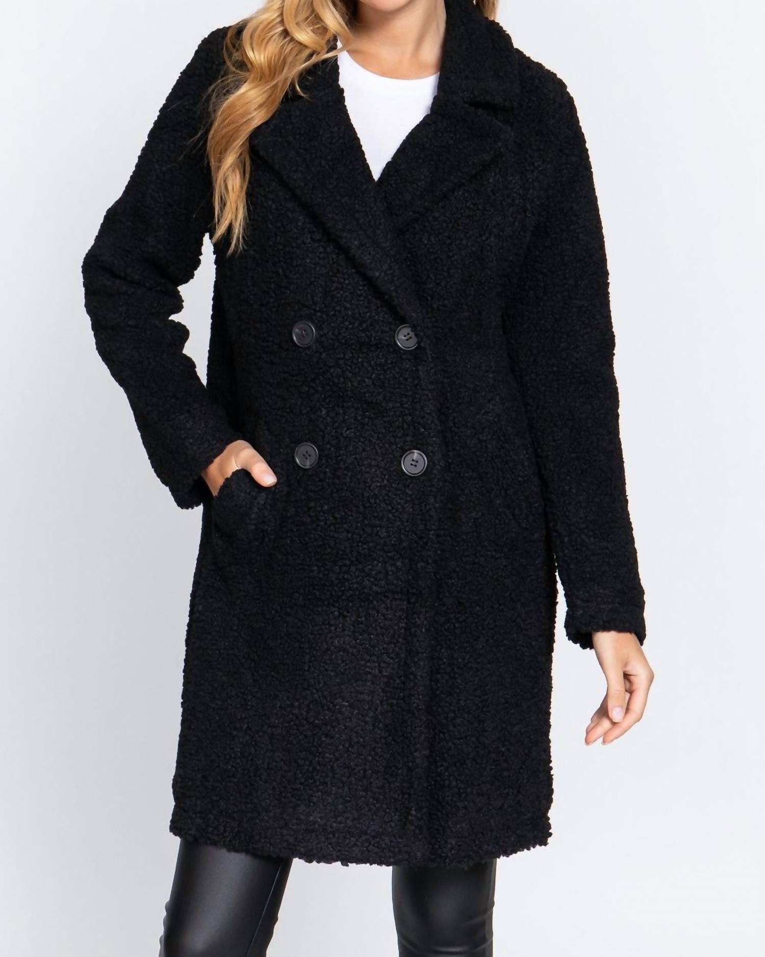 Itssy - Women's Casual Teddy Coat