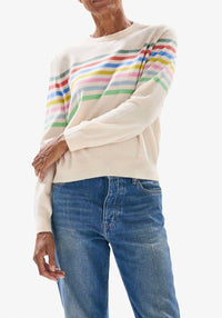 Jumper1234 - Stripe Block Sweater