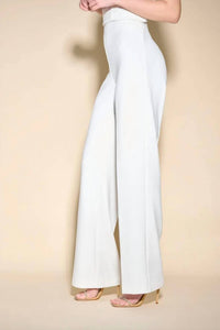 Joseph Ribkoff - Solid Crepe Knit Wide-leg Pants