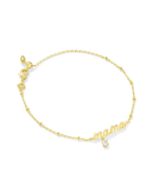 Kendra Scott - Women's Crystal Mama Delicate Chain Bracelet