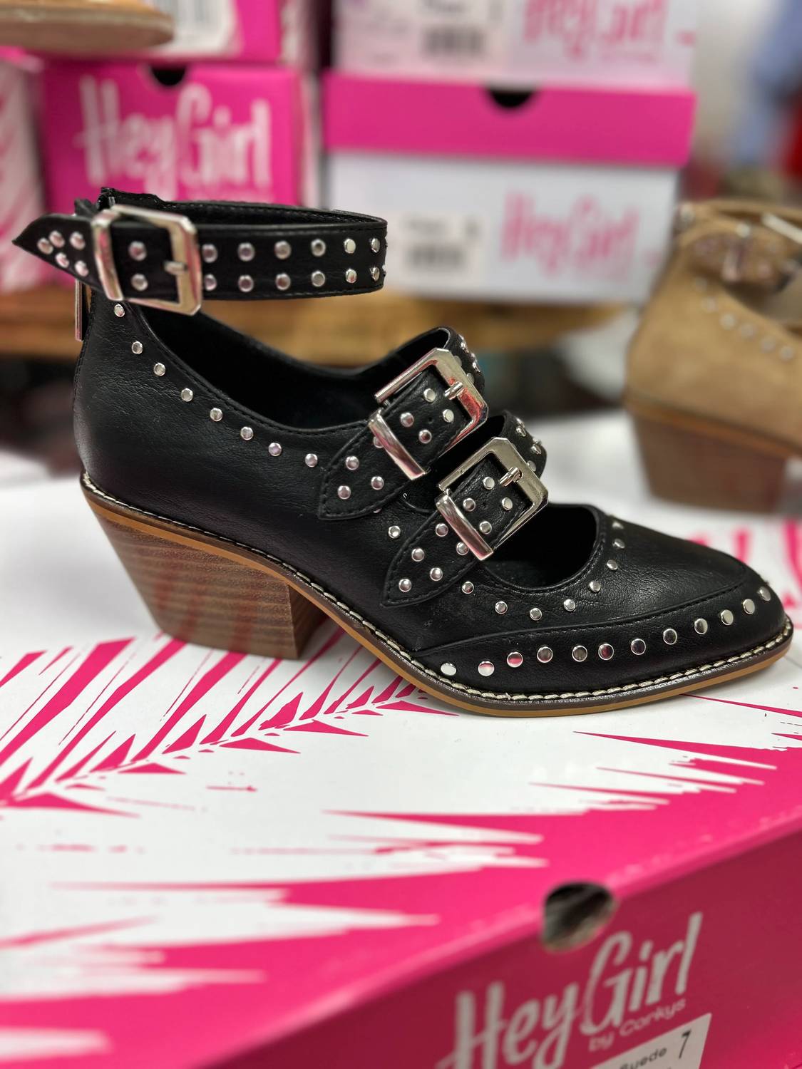 Corkys Footwear - Women's Cackle Triple Strap Mary Janes Shoes