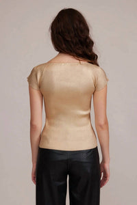 Lucy Paris - Ryan Knit Scoopneck Top