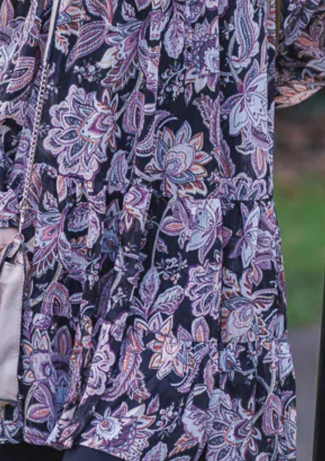 Papillon - Quinn Paisley Floral Babydoll Dress