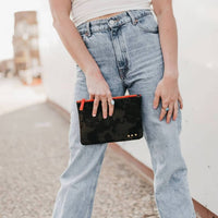 Pretty Simple - Camo Clutch With Zipper