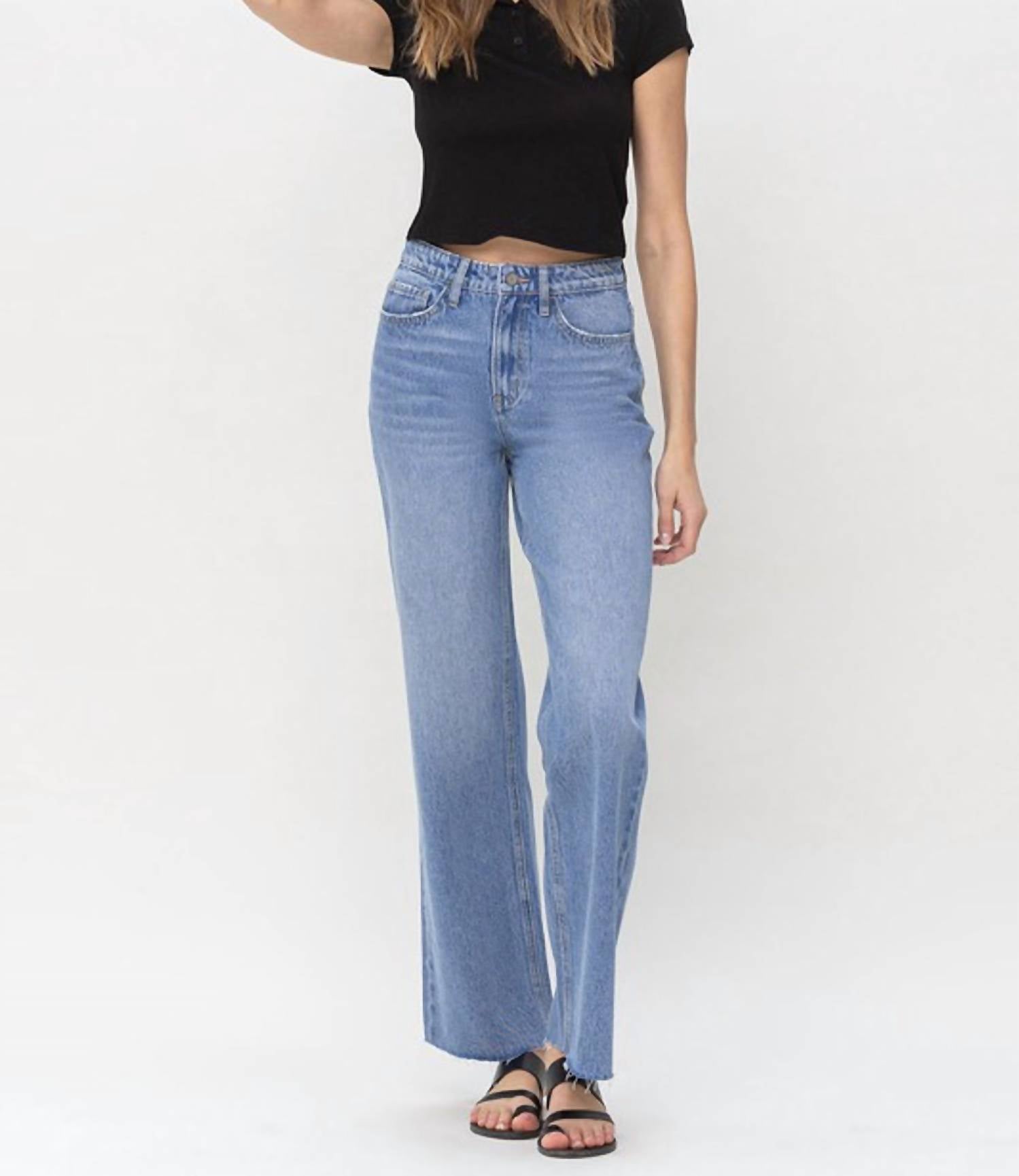 Vervet By Flying Monkey - 90's Vintage High Rise Loose Jeans