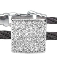 Alor - Women's Square Disc Diamond Bangle
