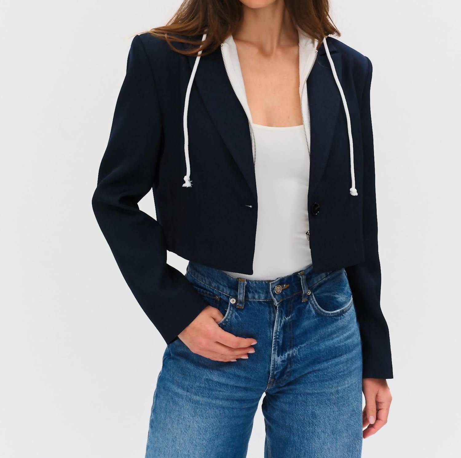 Six/Fifty - Drew Cropped Blazer