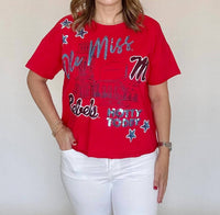 Stewart Simmons - Ole Miss 4th Quarter Sequin Tee